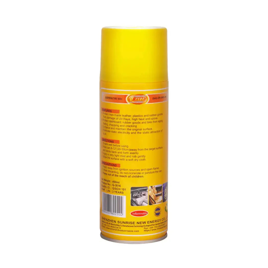 Q-Care Leather & Tire Wax - 7CF Pakistan