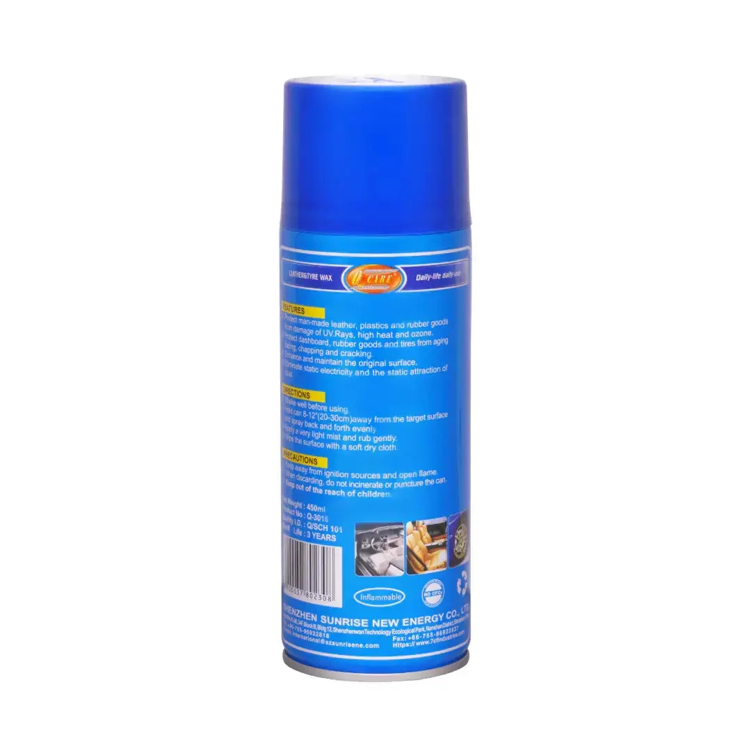 Q-Care Leather & Tire Wax - 7CF Pakistan